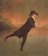 Sir Henry Raeburn Reverend Robert Walker Skating on Duddingston Loch oil painting on canvas